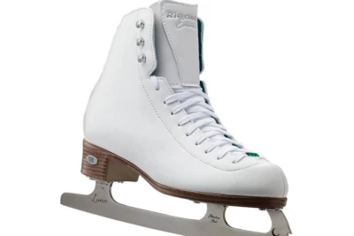 Girl's Riedell 19 Emerald Jr. Youth Figure Ice Skates with Steel Luna Blade sz 3