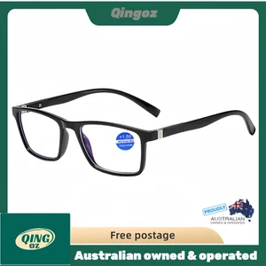 Bifocal Men's Women's  Magnifying Eyeglasses Fashion Nerd Reading Glasses - Bild 1 von 10