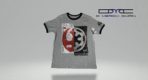 Neu Disney Parks Authentic Star Wars "Rebel Imperial Logo" Kinder T-Shirt  - Bild 1 von 6