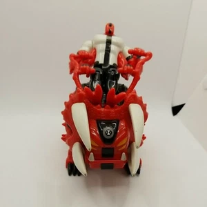 Ben 10 Alien Creature Series Modellino a quattro bracci con Triceratopo rosso Bandai 2007 - Foto 1 di 8