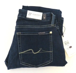7 For All Mankind Jeans Womens Kimmie Form Fitting Bootcut Sz 27 - Picture 1 of 7