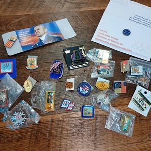 Lot of 24 United States Olympic Lapel Pins from 90's and 2000's - Picture 1 of 9