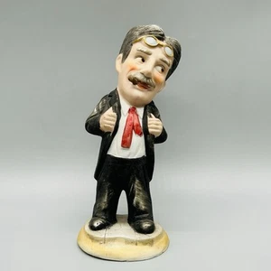 Estatuilla de porcelana Groucho Marx corona real vintage de 7 pulgadas - Imagen 1 de 13