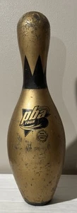 PBA Tour Vintage Gold Bowling Pin, Permit 369C ABC/WIBC RARE - Bild 1 von 10
