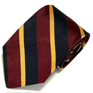 Brooks Brothers Repp Tie Vintage Black Label Academia Preppy Ivy League Dapper - Picture 1 of 21