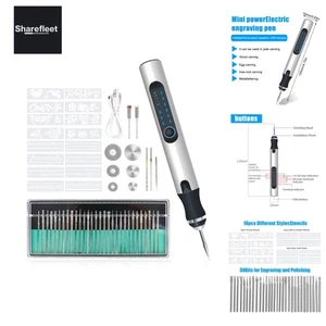 Elektrischer Gravierstift, Wiederaufladbarer Gravierwerkzeugsatz, Kabelloses ... - Picture 1 of 10