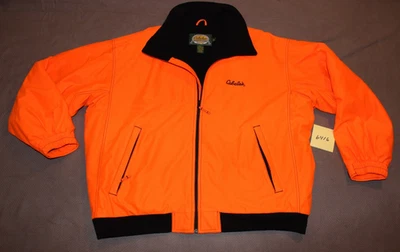 Cabela's Blaze Orange XL Zip-Up Insulated Lined Jacket #6416 - Image 1 of 3