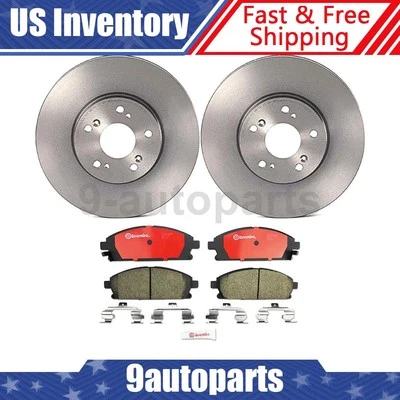 Kit de frenos delanteros Brembo rotores de disco pastillas de cerámica para Acura MDX 2003-2006 Foto 1 de 4