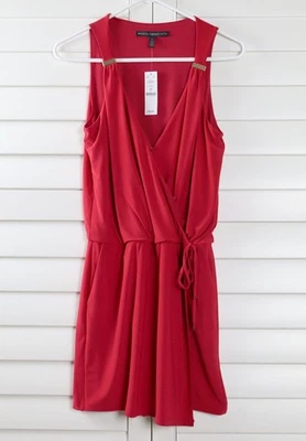 WHITE HOUSE BLACK MARKET NWT $98 Stretch Sleeveless Skort Romper Size 0 - Image 1 of 4