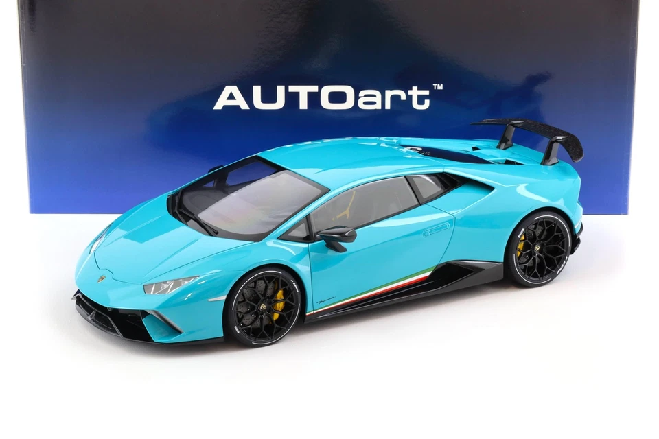AUTOART 12077 LAMBORGHINI - HURACAN LP640-4 PERFORMANTE 2017 - BLUE - 1/12