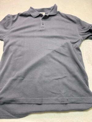 Camisa polo vintage Wilson malla gris talla grande transpirable ver a través Foto 1 de 4