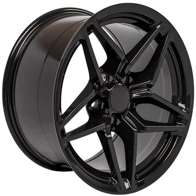 Gloss Black Wheel 17x11 for 1993-2002 Pontiac Firebird - RVO1635 - Image 1 of 3