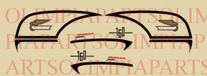 DUCATI 160 JUNIOR MONZA AUFKLEBER STICKERS - Bild 1 von 1