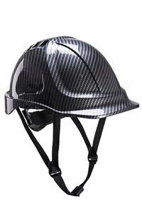 Casco de carbono Portwest PC55 sombrero rígido seguridad resistencia ligero ventilado - gris - Imagen 1 de 3