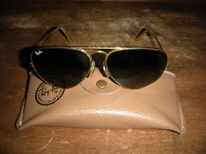VINTAGE B&L AVIATOR RAY BAN 12K GOLDFILLED SONNENBRILLE + ETUI MODELL RB3025/58 - Bild 1 von 8