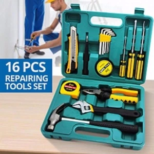 KaiShen TOOLS 16 Pcs Professional Hardware Home Repair Accessory Tools Set - Picture 1 of 4