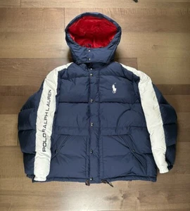 NWT Polo Ralph Lauren Jacket Mens 2XB Big Blue Pony Hooded Down Fill Puffer $348 - Picture 1 of 15