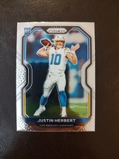 2020 Panini Prizm Justin Herbert Rookie Card RC Los Angeles Chargers #325 Mint