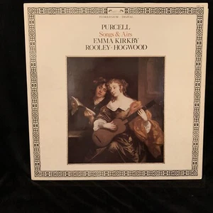 PURCELL Songs & Airs - EMMA KIRKBY, Rooley, HOGWOOD - L'OISEAU-LYRE ST LP 1983 - Picture 1 of 5