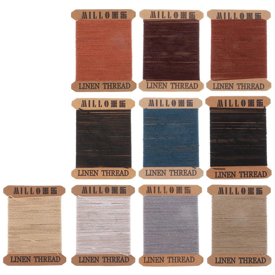 1 Piece 6m Linen Waxed Threads (0.55mm) For Leather Bags - Image 1 of 1