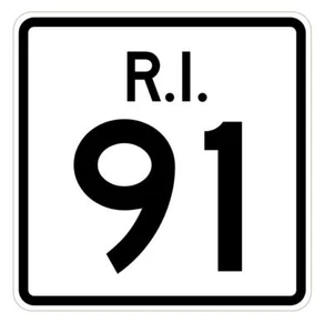 Rhode Island State Road 91 Sticker R4230 Highway Sign Road Sign Decal - Picture 1 of 1