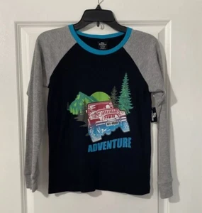 NWT Boy's OT REVOLUTION Long Sleeve Shirt "OFF ROAD ADVENTURE" Size L (12-14) - Picture 1 of 7