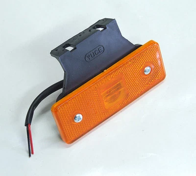 2 x LED Amber Side Marker SMD 12V 12 VOLT Lights Bus Trailer Motorhome Caravan  - Image 1 of 4