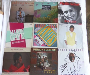 Lot:9 X80s POP/SOUL LPS -M JACKSON/P. SLEDGE/J BROWN/M GAYE/P LABELLE ETC - Picture 1 of 4