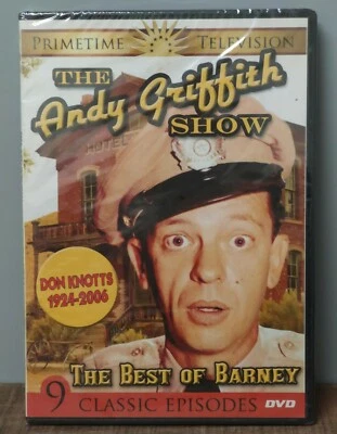 The Andy Griffith Show/ the Best of Barney - 9 Classic Episodes - DVD - Sealed Foto 1 de 2