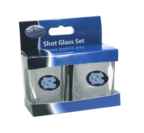 NCAA North Carolina Tar Heels Shot Glass Set Cover