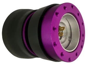 Purple Black Quick Release Steering Wheel Boss Kit for LEXUS ES GS IS 034 PB - Picture 1 of 6