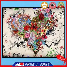 Love Heart DIY Canvas Picture Handmade Handpainted Oil Painting for Home Decors