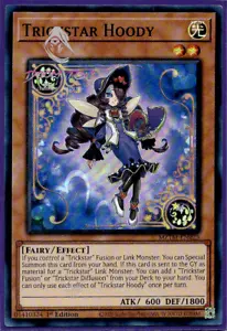 Yugioh! Sudadera con capucha Trickstar MZTM-EN025 (SR) 1ª edición 3x "Soporte Trickstar" - Imagen 1 de 1