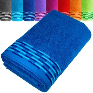 Saunahandtuch XXL  Saunatuch Wellness  Liegetuch groß 100 % Baumwolle 100x200 cm - Bild 1 von 73