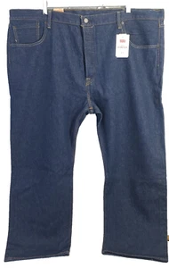 Levi's 501 Men's Big & Tall Size 48x32  Original Fit Button Fly Blue Jeans - Picture 1 of 8
