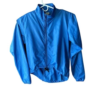 Chaqueta para Correr LL Bean Adulto Pequeña Unisex De Colección Azul Cremallera Completa EE. UU. UN140 - Imagen 1 de 12