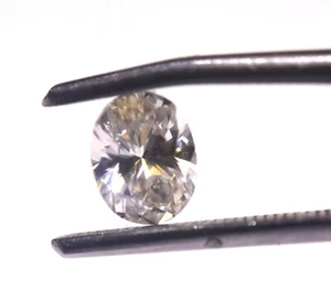 GIA loose certified .91ct SI2 G Oval fancy cut natural diamond vintage estate - Picture 1 of 20