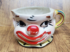 Vintage Tilso Kitschy Ceramic Clown Hand Painted creamer Made in Japan