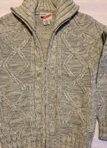 Sweater Cardigan Gray For Boys Size 14 IN-GEAR - Picture 1 of 8