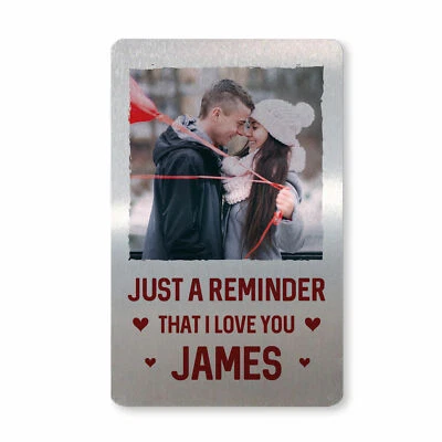 Reminder I Love You Gift For Husband Boyfriend Personalised Card Gift For Him