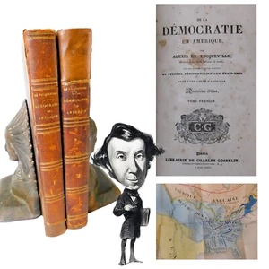 Democracy in America ~ Alexis De Tocqueville, Paris 1836 ~ 4th Edition - Imagen 1 de 20