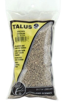 Woodland Scenics Talus Rock Debris: Fine/Medium/Coarse/Extra Coarse 21.7 in3 Bag - Image 1 of 2