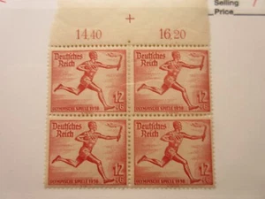 GERMANY, Scott: B86 BLOCK OF 4 with HAN. MINT NEVER HINGED, Lot26, Cat $9 - Picture 1 of 1