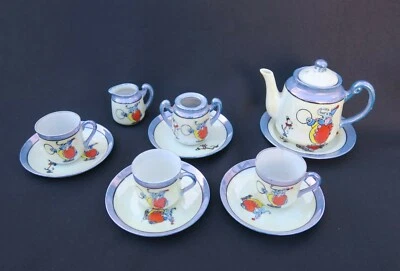 Dinette jouet enfant CIRQUE clown éléphant poupée circus doll toy porcelaine - Immagine 1 di 4