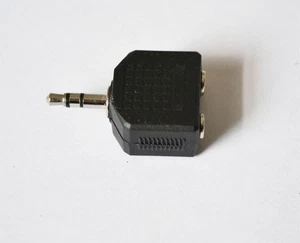 3 Pack 1 Male 3.5mm to 2 Female 3.5mm Y Audio Splitter Adapter - Picture 1 of 2