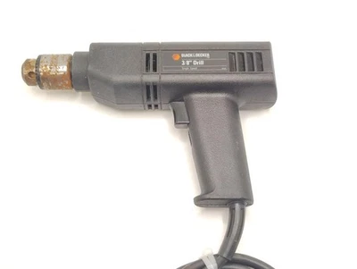Black & Decker 3.8" Drill Corded Electric Single Speed w/ Chuck (714 (SB1117955) - Image 1 of 4
