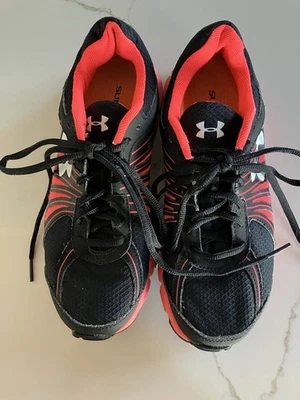 Under Armour Dash Black Pink Running Shoes/Sneakers Womens Size 8 - Image 1 of 4