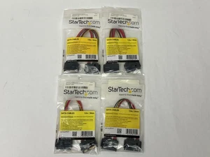 Brand New 4 StarTech SATA22PEXT 12in 22 Pin SATA Power and Data Extension Cable - Picture 1 of 6