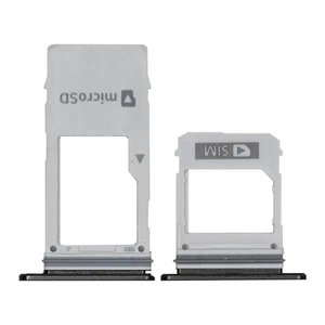 For Samsung Galaxy A8 - SM-A530 - SIM Card & SD Card Tray - Black - Picture 1 of 1