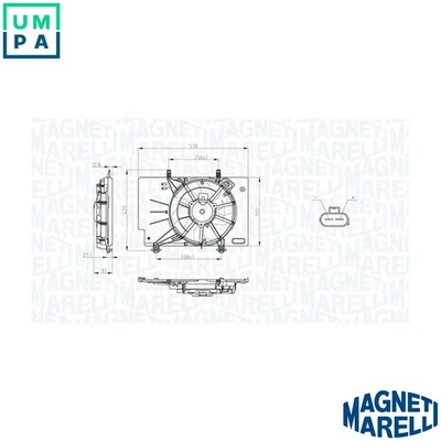 FAN ENGINE COOLING 069422734010 FOR FORD FIESTA/VI/Van ECOSPORT/SUV B-MAX 1.4L - Image 1 of 4